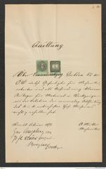 k.k. naturhistorisches Hofmuseum, Intendanzakten 1885-1896 (Hauer), Aktenzahl Z.652/1893, Seite 21